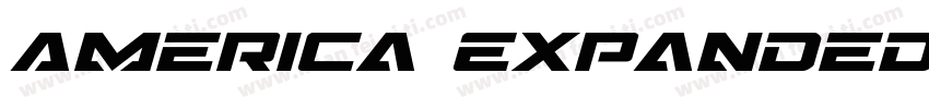 America Expanded字体转换